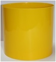 Горшок для цветов Техно d=117мм, 1л, с подст. (желтый)